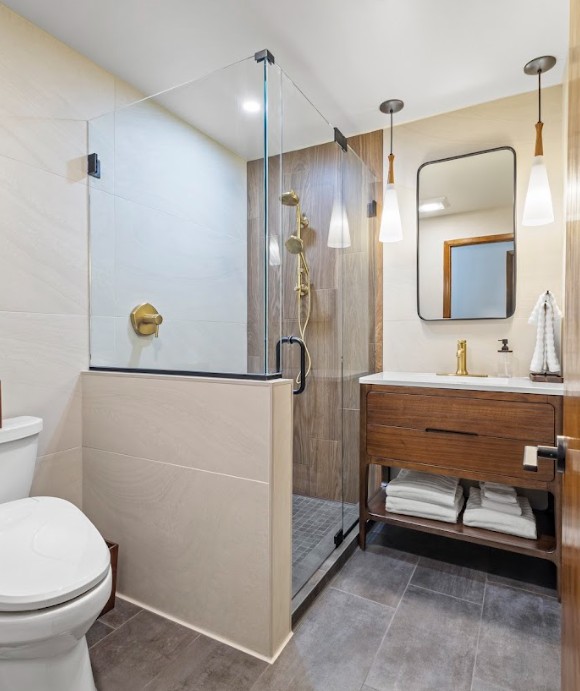 A Cohesive Bathroom Transformation in Export, PA